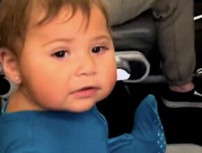 Baby Brings Joy To Passengers On Delayed Flight Viral Video